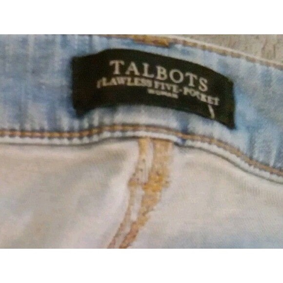 Talbots Jeans Women 18w  Flawless Five Pocket Boyfriend   Flawless Stretch Denim - Picture 8 of 9